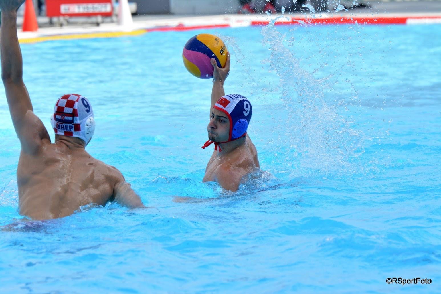 A group-stage game against Croatia at the Baku 2015 European Games.